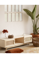 Rattan 2-Door Media Unit | Decowood Frida | Oroatrade.com
