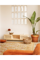 Rattan 2-Door Media Unit | Decowood Frida | Oroatrade.com