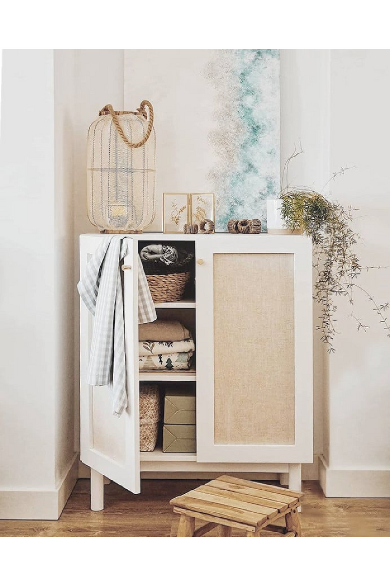 Fabric 2-Door Sideboard | Decowood Linen | Oroatrade.com