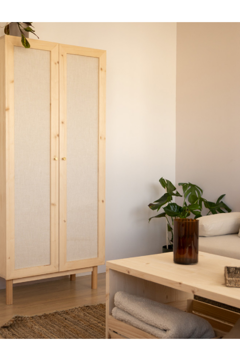 Fabric 2-Door Cabinet | Decowood Linen | Oroatrade.com