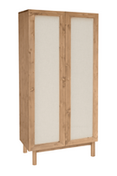 Fabric 2-Door Cabinet | Decowood Linen | Oroatrade.com