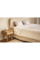 Fabric 1-Drawer Bedside Tables (2) | Decowood Linen | Oroatrade.co