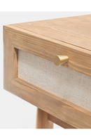Fabric 1-Drawer Bedside Tables (2) | Decowood Linen | Oroatrade.co