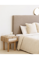 Fabric 1-Drawer Bedside Tables (2) | Decowood Linen | Oroatrade.co