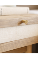 Fabric 1-Drawer Bedside Table | Decawood Linen | Oroatrade.com