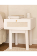 Fabric 1-Drawer Bedside Tables (2) | Decowood Linen | Oroatrade.co