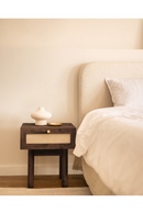 Fabric 1-Drawer Bedside Tables (2) | Decowood Linen | Oroatrade.co