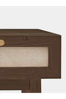 Fabric 1-Drawer Bedside Tables (2) | Decowood Linen | Oroatrade.co