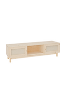 Fabric 2-Door TV Stand | Decowood Linen | Oroatrade.com