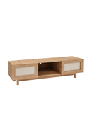Fabric 2-Door TV Stand | Decowood Linen | Oroatrade.com