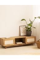 Fabric 2-Door TV Stand | Decowood Linen | Oroatrade.com
