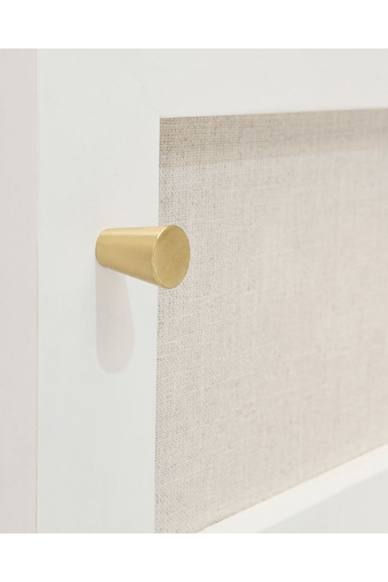 Fabric 2-Door TV Stand | Decowood Linen | Oroatrade.com