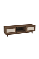 Fabric 2-Door TV Stand | Decowood Linen | Oroatrade.com