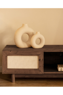 Fabric 2-Door TV Stand | Decowood Linen | Oroatrade.com