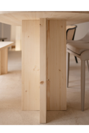 Oval Solid Wood Dining Table | Decowood Tokyo | Oroatrade.com