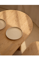 Oval Solid Wood Dining Table | Decowood Tokyo | Oroatrade.com