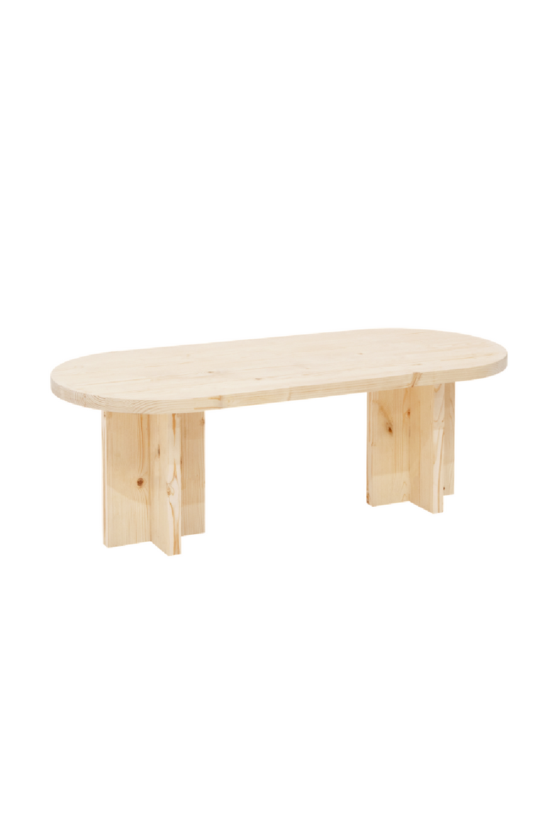 Japandi Oval Coffee Table | Decowood Tokyo | Oroatrade.com