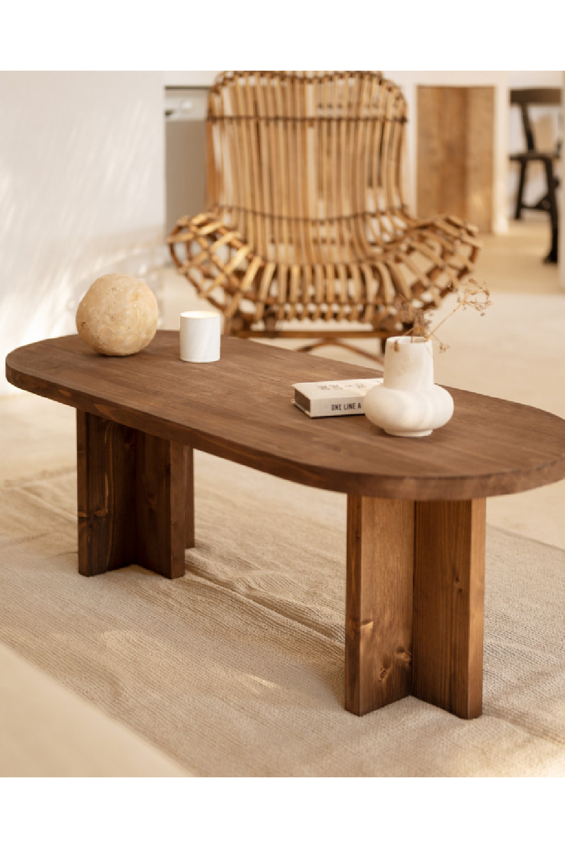 Japandi Oval Coffee Table | Decowood Tokyo | Oroatrade.com