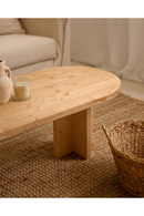 Japandi Oval Coffee Table | Decowood Tokyo | Oroatrade.com