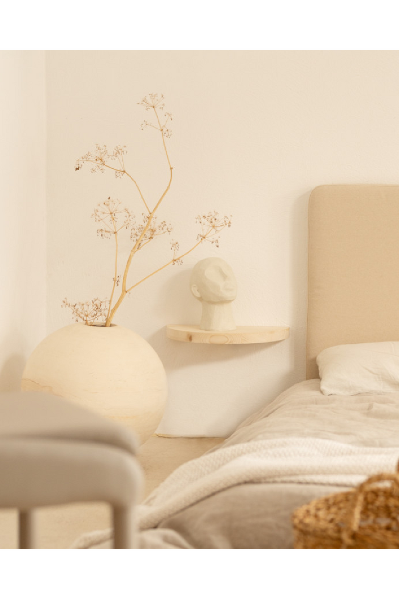 Curved Floating Nightstand | Decowood Tokyo | Oroatrade.com