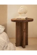 Japandi Round Bedside Table | Decowood Tokyo | Oroatrade.com