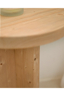 Japandi Round Bedside Table | Decowood Tokyo | Oroatrade.com