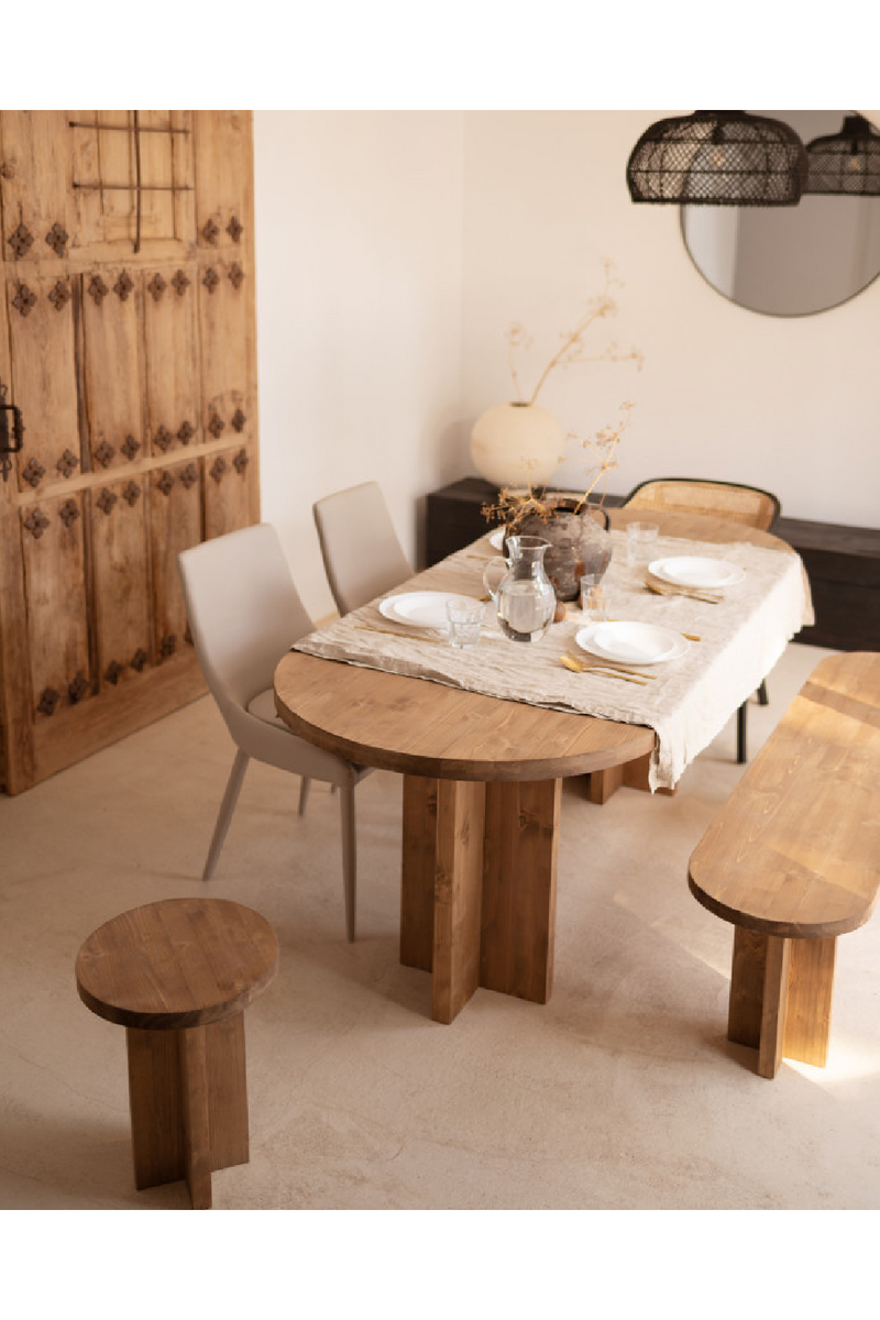 Round Solid Wood Stool | Decowood Tokyo | Oroatrade.com
