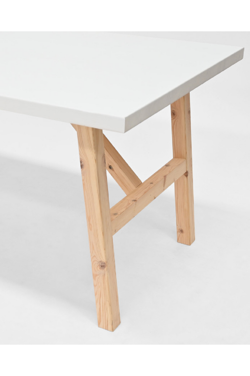 Scandinavian Wooden Dining Table | Decowood Siep | Oroatrade.com