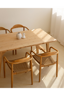 Scandinavian Wooden Dining Table | Decowood Siep | Oroatrade.com