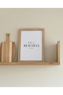 Floating Wooden Shelf | Decowood Kala | Oroatrade.com