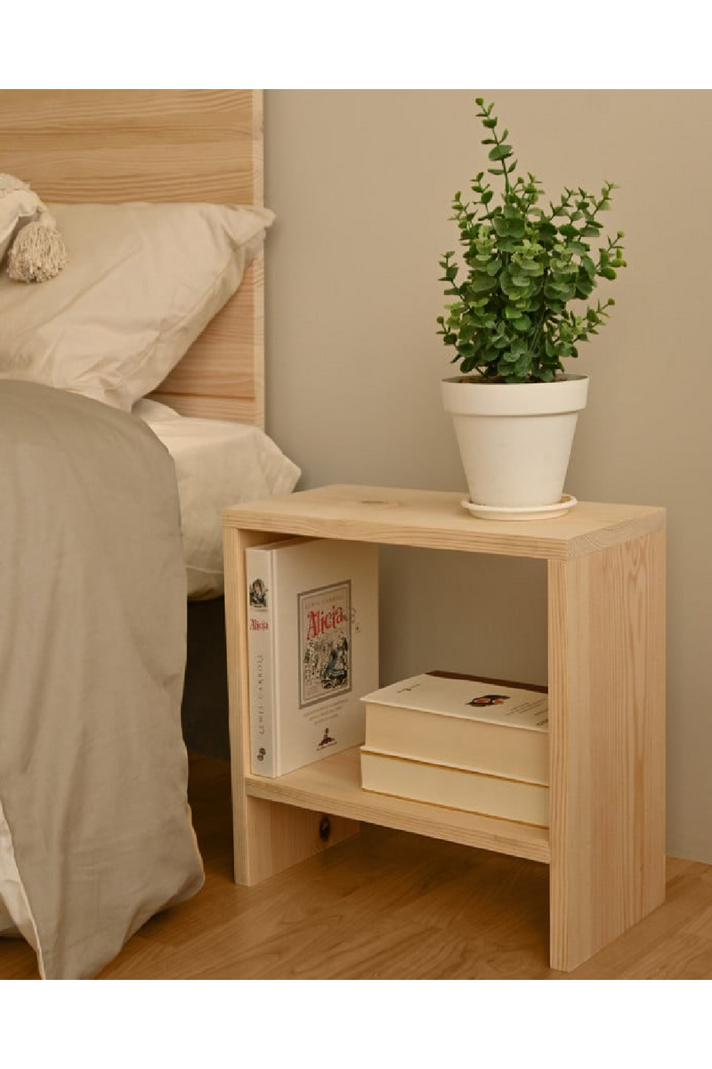 Minimalist Wooden Bedside Table | Decowood Meller | Oroatrade.com