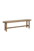 Round Edged Wooden Bench | Decowood Olivia | Oroatrade.com