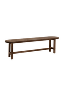 Round Edged Wooden Bench | Decowood Olivia | Oroatrade.com