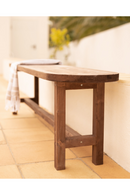 Round Edged Wooden Bench | Decowood Olivia | Oroatrade.com
