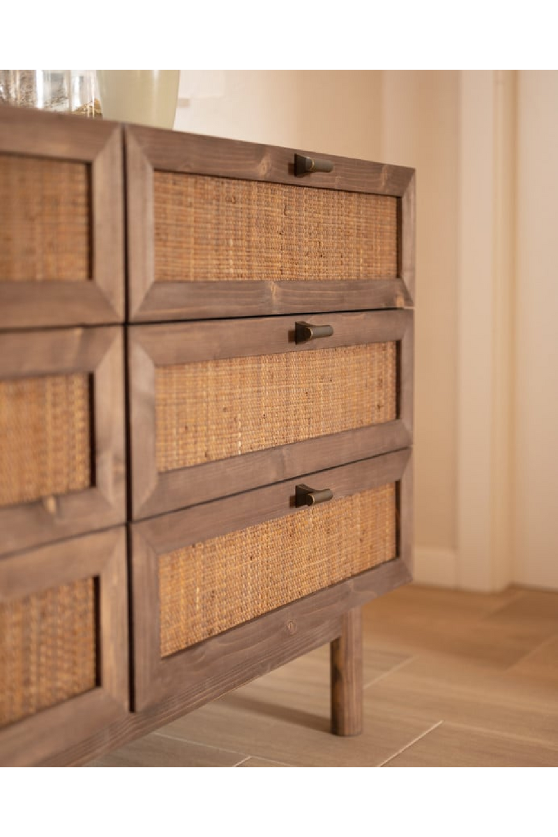 Solid Wood 6-Drawer Chest | Decowood Olivia | Oroatrade.com