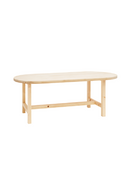Wooden Oval Dining Table | Decowood Olivia | Oroatrade.com
