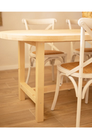 Wooden Oval Dining Table | Decowood Olivia | Oroatrade.com