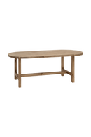 Wooden Oval Dining Table | Decowood Olivia | Oroatrade.com