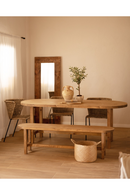 Wooden Oval Dining Table | Decowood Olivia | Oroatrade.com