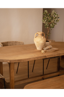 Wooden Oval Dining Table | Decowood Olivia | Oroatrade.com