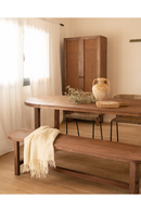 Wooden Oval Dining Table | Decowood Olivia | Oroatrade.com