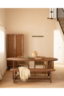 Wooden Oval Dining Table | Decowood Olivia | Oroatrade.com