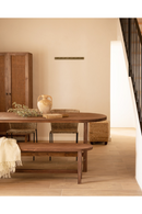 Wooden Oval Dining Table | Decowood Olivia | Oroatrade.com