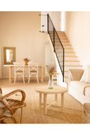 Round Solid Wood Coffee Table | Decowood Olivia | Oroatrade.com