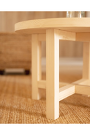 Round Solid Wood Coffee Table | Decowood Olivia | Oroatrade.com