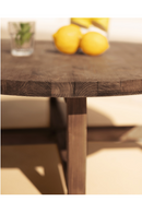 Round Solid Wood Coffee Table | Decowood Olivia | Oroatrade.com