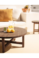 Round Solid Wood Coffee Table | Decowood Olivia | Oroatrade.com