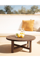 Round Solid Wood Coffee Table | Decowood Olivia | Oroatrade.com