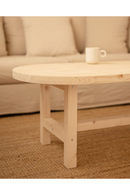 Spruce Wood Oval Coffee Table | Decowood Olivia | Oroatrade.com