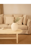 Spruce Wood Oval Coffee Table | Decowood Olivia | Oroatrade.com